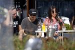 Amsterdam 19 april 2018
Lil Kleine met zijn vriendin jamie Vaes op terras bij George