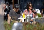 Amsterdam 19 april 2018
Lil Kleine met zijn vriendin jamie Vaes op terras bij George