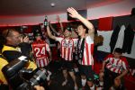 Eindhoven, 15 April 2018
PSV-AJAX, eindstand 3-0 en Landskampioen Seizoen 2017-2018
Marco v Ginkel
Marco v Ginkel en Sam Lammers