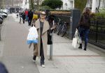 Hamburg 13 april 2018
Sylvie Meis viert haar 40e verjaardag oa met haar vader en moeder en haar broer Daniel. Ze gingen smiddags lunchen in Restaurant Daniel en s avonds was het feest in hotel Radisson Blue in Hamburg. De PA van Sylvie  Marina Coburger