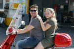 Amsterdam 22 april 2018
Martijn Krabbe met zijn dochter Michelle op de vespa scooter.