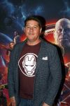 Amsterdam 24 april 2018
Premiere Avengers in pathe Arena. Martijn Krabbe met zoon Bickel en dochter Michelle
