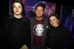 Amsterdam 24 april 2018
Premiere Avengers in pathe Arena. Martijn Krabbe met zoon Bickel en dochter Michelle