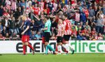 Eindhoven, 15 April 2018
PSV-AJAX, eindstand 3-0 en Landskampioen Seizoen 2017-2018
Max Wober krijgt een rode kaart