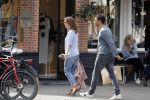 Amsterdam 10 april 2018 
Michael Reiziger met zijn vrouw Anemone in Amsterdam zuid
