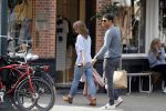 Amsterdam 10 april 2018 
Michael Reiziger met zijn vrouw Anemone in Amsterdam zuid