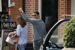 Amsterdam 10 april 2018 
Michael Reiziger met zijn vrouw Anemone in Amsterdam zuid