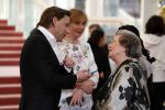 Amsterdam 18 april 2018
 Koning Willem-Alexander en koningin Maxima wonen de premiere bij van Gurre-Lieder in de Nationale Opera & Ballet in de stopera. Oud hofdame van prinses Beatrix Miente Boellaard Stheeman wordt geinterviewd door Matthijs Albers