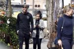 Amsterdam 10 april 2018
Monica Geuze ( zwanger) met haar vriend Lars Veldwijk op de cornelis schuytstraat