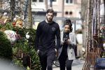 Amsterdam 10 april 2018
Monica Geuze ( zwanger) met haar vriend Lars Veldwijk op de cornelis schuytstraat