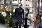 Amsterdam 10 april 2018
Monica Geuze ( zwanger) met haar vriend Lars Veldwijk op de cornelis schuytstraat