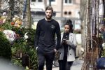 Amsterdam 10 april 2018
Monica Geuze ( zwanger) met haar vriend Lars Veldwijk op de cornelis schuytstraat