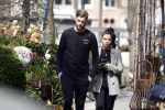 Amsterdam 10 april 2018
Monica Geuze ( zwanger) met haar vriend Lars Veldwijk op de cornelis schuytstraat