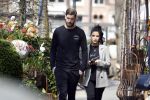 Amsterdam 10 april 2018
Monica Geuze ( zwanger) met haar vriend Lars Veldwijk op de cornelis schuytstraat