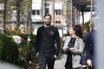 Amsterdam 10 april 2018
Monica Geuze ( zwanger) met haar vriend Lars Veldwijk op de cornelis schuytstraat