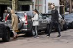 Amsterdam 10 april 2018
Monica Geuze ( zwanger) met haar vriend Lars Veldwijk op de cornelis schuytstraat