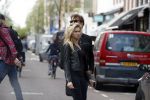 Amsterdam 23 april 2018
Nicolette v Dam met man Bas Smit op de pc hooftstraat.