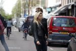 Amsterdam 23 april 2018
Nicolette v Dam met man Bas Smit op de pc hooftstraat.