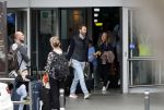 Ibiza 28 april 2018
Prinses Margarita met haar man Tjalling ten Cate en hun dochters Paola en Julia op het viegveld van ibiza