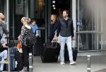 Ibiza 28 april 2018
Prinses Margarita met haar man Tjalling ten Cate en hun dochters Paola en Julia op het viegveld van ibiza