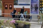 Ibiza 28 april 2018
Prinses Margarita met haar man Tjalling ten Cate en hun dochters Paola en Julia op het viegveld van ibiza