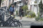 Amsterdam 22 april 2018
Robert ten Brink zijn vrouw Roos en hun kleinzoon eten ijsje