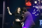 Amsterdam 14 april 2018
Xander de Buisonje en Roxeanne Hazes ( zwanger) tijdens Holland zingt Hazes in het zigoo Dome