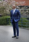 Amsterdam 11 april 2018
Ruud Gullit in zijn pak van the society shop.