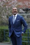 Amsterdam 11 april 2018
Ruud Gullit in zijn pak van the society shop.
