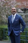 Amsterdam 11 april 2018
Ruud Gullit in zijn pak van the society shop.