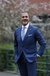 Amsterdam 11 april 2018
Ruud Gullit in zijn pak van the society shop.