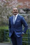 Amsterdam 11 april 2018
Ruud Gullit in zijn pak van the society shop.