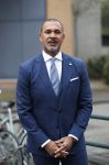 Amsterdam 11 april 2018
Ruud Gullit in zijn pak van the society shop.