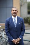 Amsterdam 11 april 2018
Ruud Gullit in zijn pak van the society shop.
