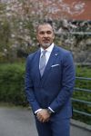 Amsterdam 11 april 2018
Ruud Gullit in zijn pak van the society shop.