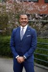 Amsterdam 11 april 2018
Ruud Gullit in zijn pak van the society shop.