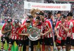 Eindhoven, 15 April 2018
PSV-AJAX, eindstand 3-0 en Landskampioen Seizoen 2017-2018
Santiago Arias