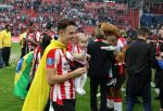 Eindhoven, 15 April 2018
PSV-AJAX, eindstand 3-0 en Landskampioen Seizoen 2017-2018
Santiago Arias