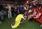 Eindhoven, 15 April 2018
PSV-AJAX, eindstand 3-0 en Landskampioen Seizoen 2017-2018
Santiago Arias