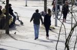 Amsterdam 7 april 2018
Sjoerd v Ramshorst met zijn nieuwe vriendin in het vondelpark