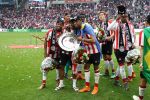 Eindhoven, 15 April 2018
PSV-AJAX, eindstand 3-0 en Landskampioen Seizoen 2017-2018
Steven Bergwijn