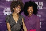 Amsterdam 16 april 2018
Premiere the color purple in de NDSM loods. Sylvana Simons kwam met een vriendin