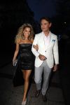 Hamburg 13 april 2018
Sylvie Meis viert haar 40e verjaardag oa met haar vader en moeder en haar broer Daniel. Ze gingen smiddags lunchen in Restaurant Daniel en s avonds was het feest in hotel Radisson Blue in Hamburg.