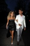 Hamburg 13 april 2018
Sylvie Meis viert haar 40e verjaardag oa met haar vader en moeder en haar broer Daniel. Ze gingen smiddags lunchen in Restaurant Daniel en s avonds was het feest in hotel Radisson Blue in Hamburg.