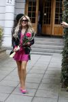 Hamburg 13 april 2018
Sylvie Meis viert haar 40e verjaardag oa met haar vader en moeder en haar broer Daniel. Ze gingen smiddags lunchen in Restaurant Daniel en s avonds was het feest in hotel Radisson Blue in Hamburg.