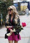 Hamburg 13 april 2018
Sylvie Meis viert haar 40e verjaardag oa met haar vader en moeder en haar broer Daniel. Ze gingen smiddags lunchen in Restaurant Daniel en s avonds was het feest in hotel Radisson Blue in Hamburg.