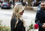 Hamburg 13 april 2018
Sylvie Meis viert haar 40e verjaardag oa met haar vader en moeder en haar broer Daniel. Ze gingen smiddags lunchen in Restaurant Daniel en s avonds was het feest in hotel Radisson Blue in Hamburg.