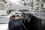 Hamburg 13 april 2018
Sylvie Meis viert haar 40e verjaardag oa met haar vader en moeder en haar broer Daniel. Ze gingen smiddags lunchen in Restaurant Daniel en s avonds was het feest in hotel Radisson Blue in Hamburg.