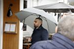 Hamburg 13 april 2018
Sylvie Meis viert haar 40e verjaardag oa met haar vader en moeder en haar broer Daniel. Ze gingen smiddags lunchen in Restaurant Daniel en s avonds was het feest in hotel Radisson Blue in Hamburg. Chauffeur Sylvie