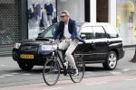 Amsterdam 8 april 2018
Ursul de Geer op de fiets in Amstetrdam zuid